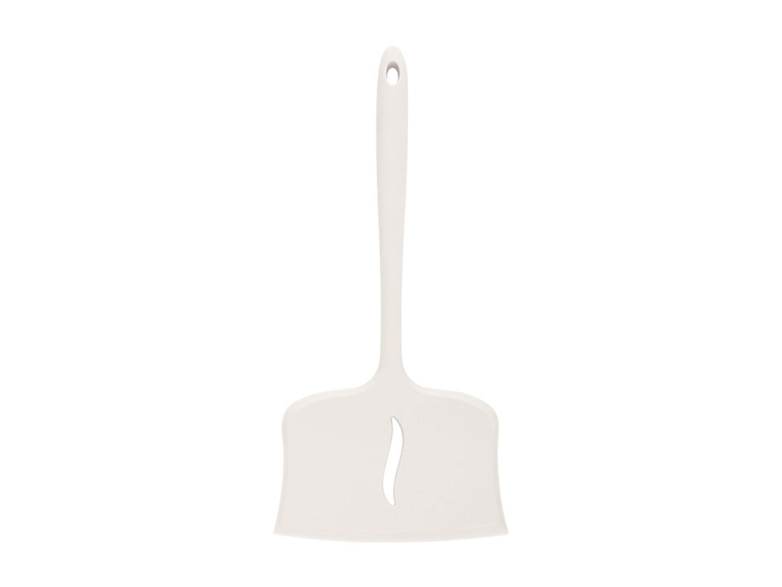 Espátula De Silicone Larga Para Panquecas E Peixe - Fatiador Flexível Para Cozinha Antiaderente E Biscoitos