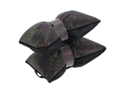 2 Almofadas de Pescoço para Carro com Laço Strass, Almofada Ergonômica Encosto Cabeça Feita Algodão CHABERLU