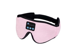 Máscara de Dormir Bluetooth 3d com Fones de Ouvido Ultra Finos Bluetooth 5.2 JIAPEI (rosa)