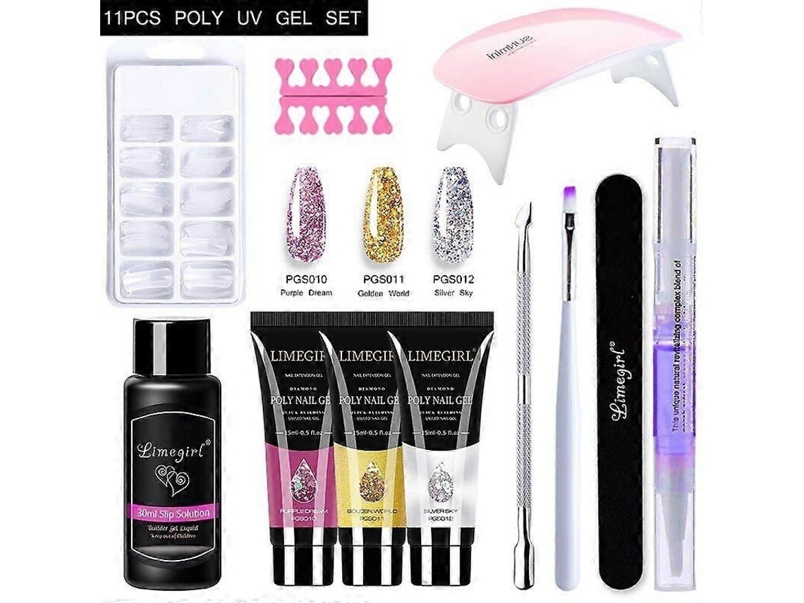Kit De Manicure, 15ml, Para Unhas De Gel, Elysve