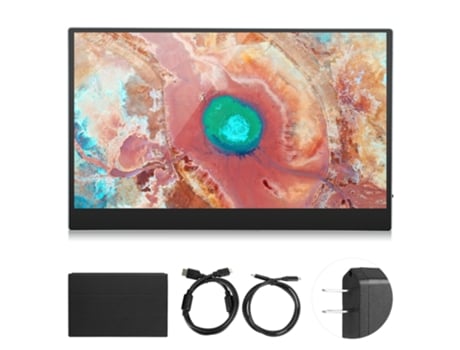Monitor Portátil Touchscreen Hdmi 15,6 Polegadas 4k 100 Espaço De Cor Tela Display 100 240v Vvjijilly