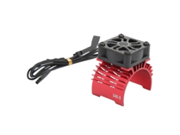 Mali ventilador de Resfriamento para Motor Brushless 8.4v 28000rpm para Carros Rc 1/8 1/10 com Dissipação Forte de Calor Vermelho