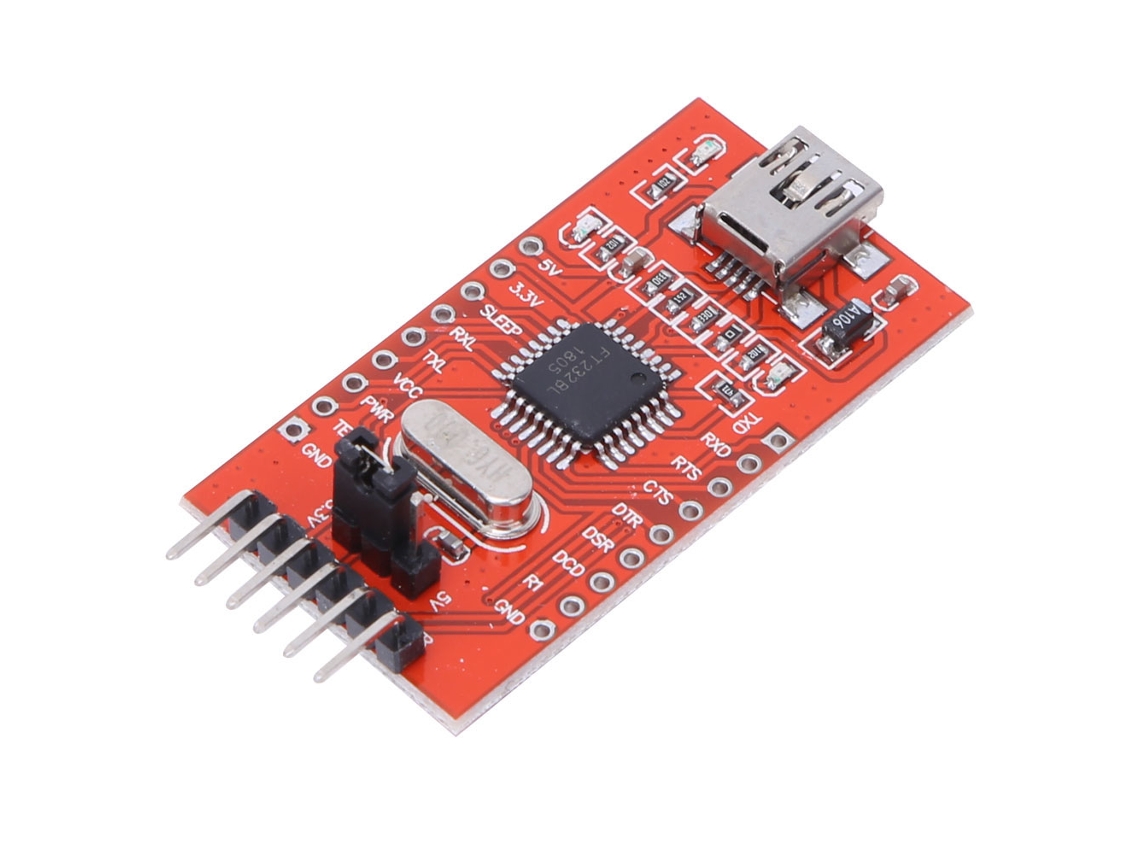 Adaptador Serial Usb 2.0 Para Ttl Ft232bl: Módulo De Download Com Níveis 5v/3.3v