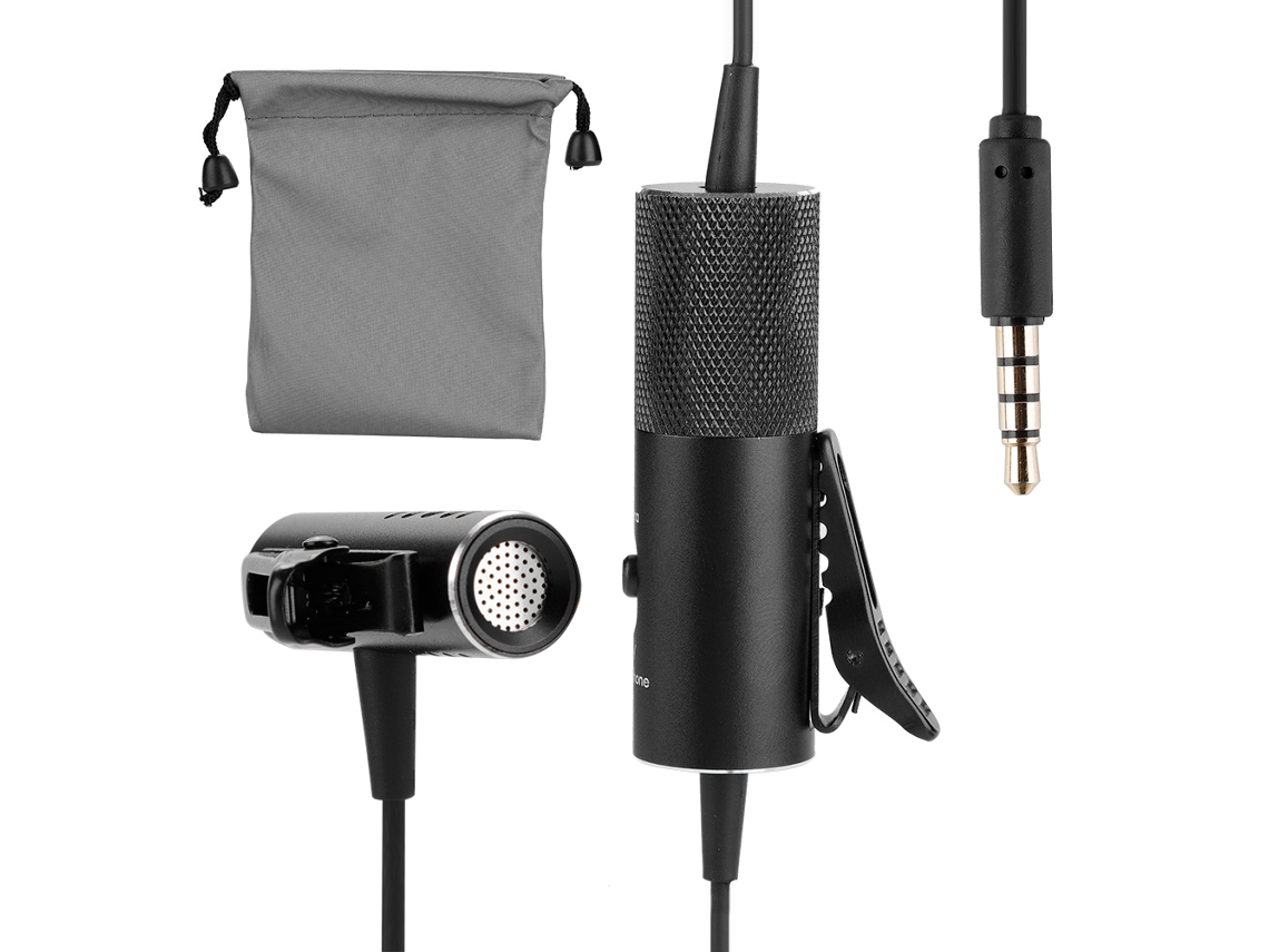 Microfone Lavalier LAXISCREED Universal Móveis Câmeras