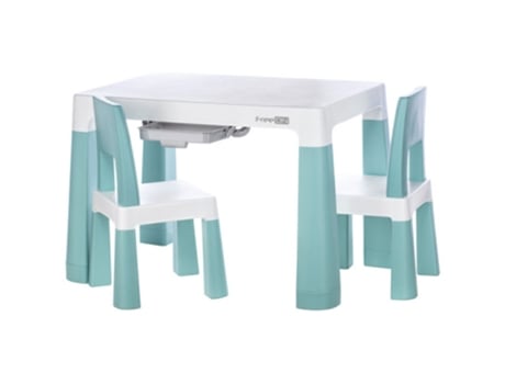 Mesa de Plástico Com Cadeiras FREEON Neo White Mint