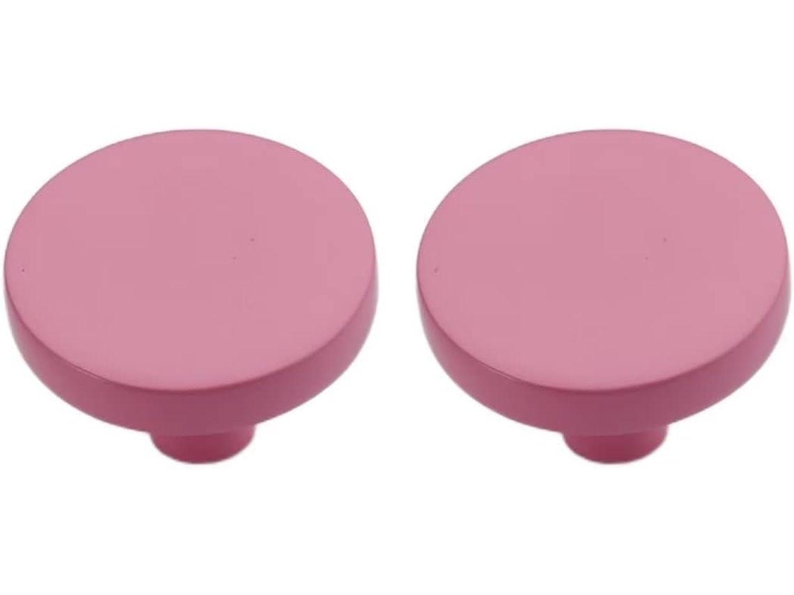 Creatdiy 2 Peças Puxadores E Redondos De Liga Zinco Maciço Para Gavetas Cômoda, Armários, Gavetas De Cozinha, Puxadores