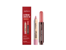 Batons Zephoco Qiyun Rosa Suave, da LAXISCREED, para Lábios com Efeito 3d e Cor Intensa