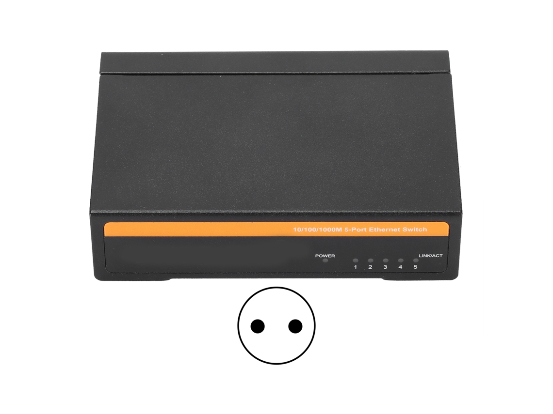 Comutador Ethernet TBC 5005E 5 Portas 1000Mbps, Auto Adaptativo, Acessórios de Computador | S/MARCA