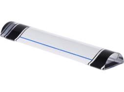 Régua De Acrílico Com Lupa E Linha Guia Transparente, Marcador