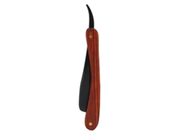 2026 navaja Recta Plegable de Barbear En Roble Rosa para Afeitar Y Cortar Cabelo Homens (s79 13 Negro)