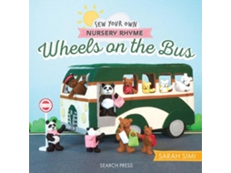 Livro Sew Your Own Nursery Rhyme Wheels on the Bus de Little Woolly Vision (Inglês)