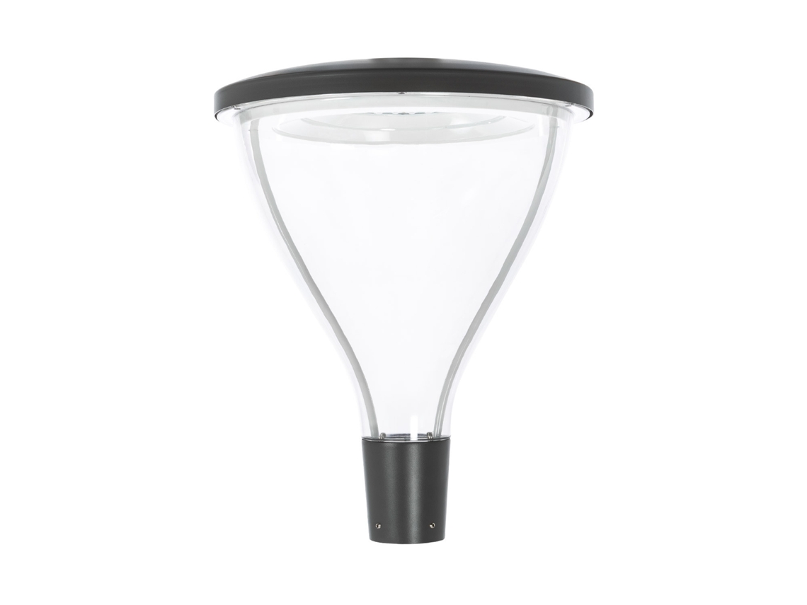 Luminária Led 40W Lumistyle Lumileds Philips Xitanium Regulável Dali Iluminação Pública 4000K Assimétrica 140ºx60º Branco Neutro LEDKIA