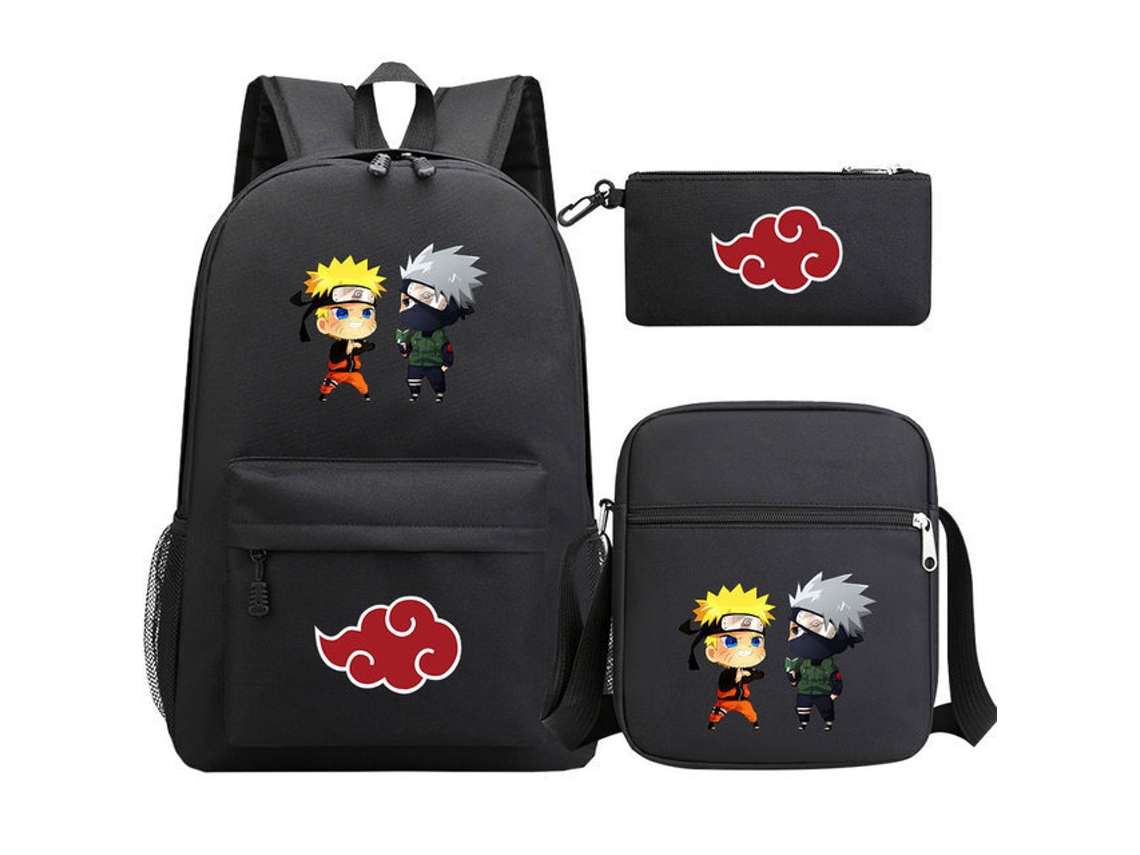 Conjunto de Três Peças de Mochila KOHREE de Anime Harajuku