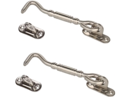 Fecho De Gancho E Olhal, Conjunto De Fecho Gancho E Olhal Para Cabine Em Aço Inoxidável, 2 Peças, 4-12 Polegadas 10