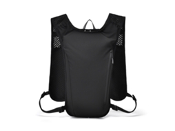 Mochila de caminhada (preta), Breathe, ideal para corridas de trilha e maratonas.