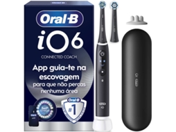 Escova Dentes Elétrica ORAL-B iO 6S Preta (1 Unidade)