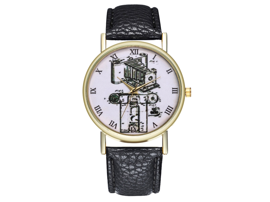 Reloj De Mujer Zhoulianfa T303-a Cuero Negro Quartz Reloj De Negocios
