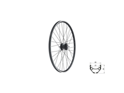 Roda Dianteira KELLYS Draft Dynamo V-Brake 28/29