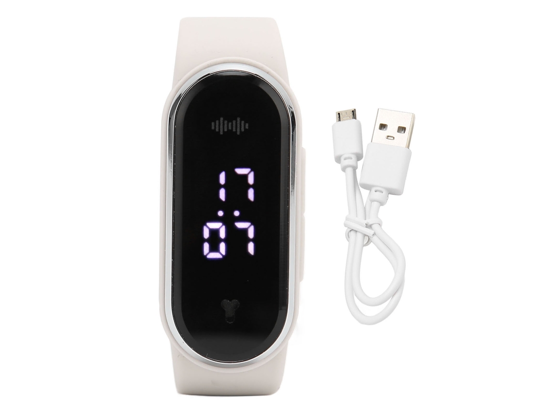 Pulseira repelente de mosquitos ultrassônica com display LED EOOCOO