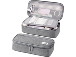 Estojo Grande Para Lápis, Bolsa Lápis De Capacidade, Organizadora Canetas, Porta Lápis Alta Canetas Marca Texto Aquaforge