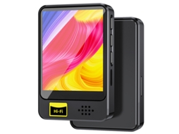 Mp3/mp4 Player Com Bluetooth 5.2, Tela Sensível Ao Toque De 1,8 Polegadas,fones De Ouvido De 3,5 Mm