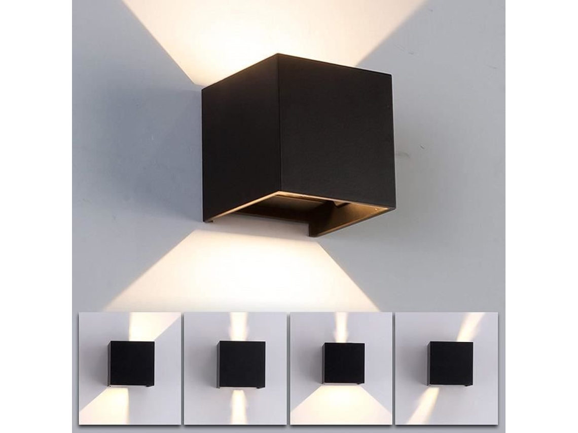 Camio 12W Conduziu a Luz de Parede Do Quarto Interior Moderno Lâmpada Ajustável de Design para Cima e para Baixo Luminárias de Parede Led de Alumíni