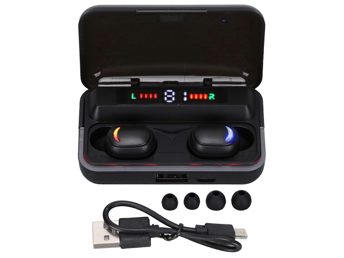 Fones De Ouvido Sem Fio Com Tela Led, Cancelamento De Ruído, Bluetooth 5.1 E Estojo De Carregamento Para Direção Esportiva. Ly Ebike