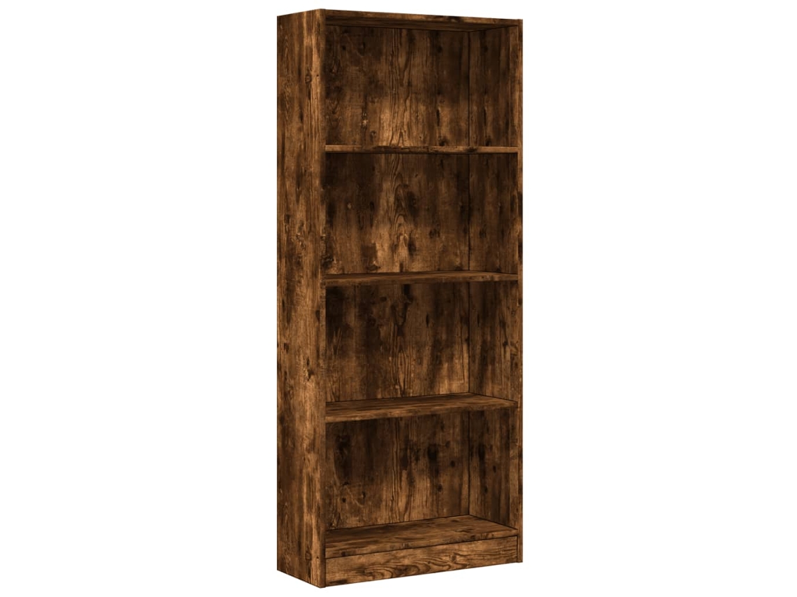Estante Derivados de Madeira Carvalho Fumado MAISON EXCLUSIVE (60x24x143 cm)