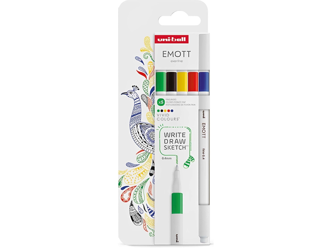 Marcador UNI Emott Vivid Colours 5un