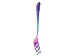 Garfo de Aço Inoxidável Estilo Ocidental Rainbow para Restaurante Casa Cozinha Flatware