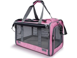 Mochila AQUAFORGE para Cães e Filhotes, Frontal, Alça de Ombro, Laranja