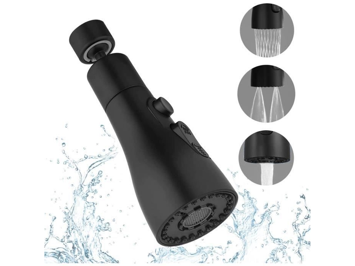 Spray de Torneira de Cozinha 3 Modos Bico de 360 Graus para Torneira de Cozinha Cabeça de Torneira Spray Misturador de Pia Extensão 106