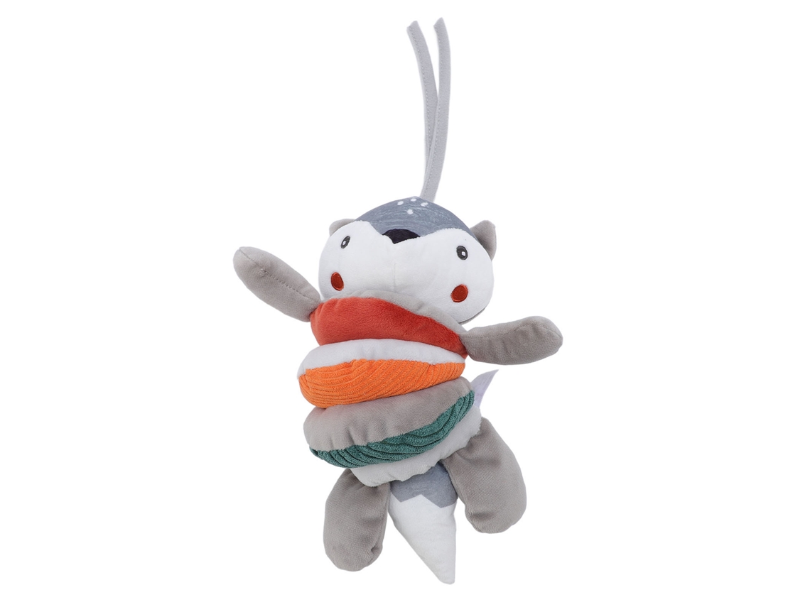 Mali brinquedo de Chocalho Macio Pelúcia Animal Suspenso Música Educação Infantil Bebê