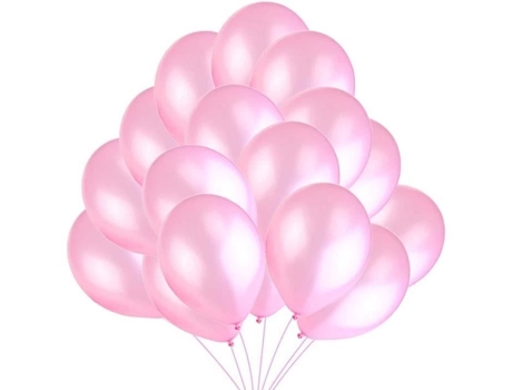 100 Balões de Festa de Aniversário Rosa 10 Qualidade Premium 100% Látex Natural Decorações Perfeitas para Aniversários Aniversários YOLISTAR