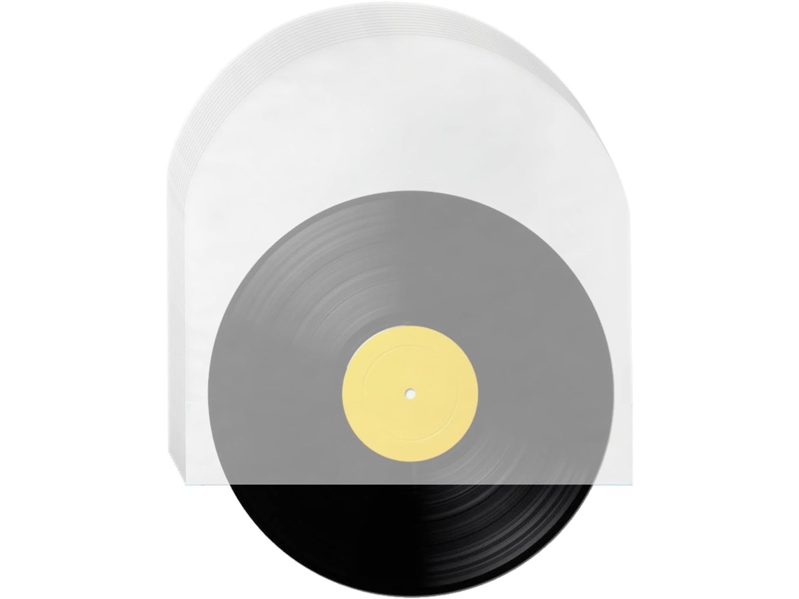 Capas Internas Para Álbuns E Discos De Vinil, 50 Unidades Antiestáticas -