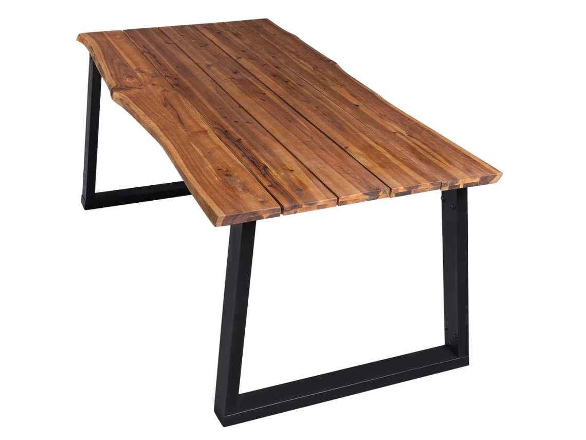 Mesa de Jantar 170x90x75 Cm Madeira de Acácia Maciça MAISON EXCLUSIVE
