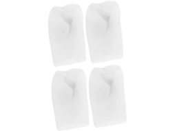 Kombuida 2-pares De Palmilhas Silicone Reutilizáveis Para Aumento Altura, Calcanhares Invisíveis Para Uso Diário Em