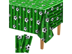 Conjunto De 2 Toalhas Mesa Com Estampa Futebol, Ideais Para Eventos E Festas Temáticas Além Serem Perfeitas Aniversário Meninos.