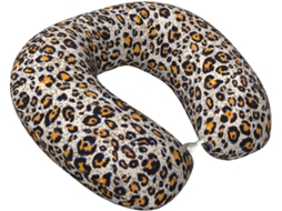 Travesseiro de Viagem Vosery com Estampa Leopardo Suporte Conforto | S/MARCA