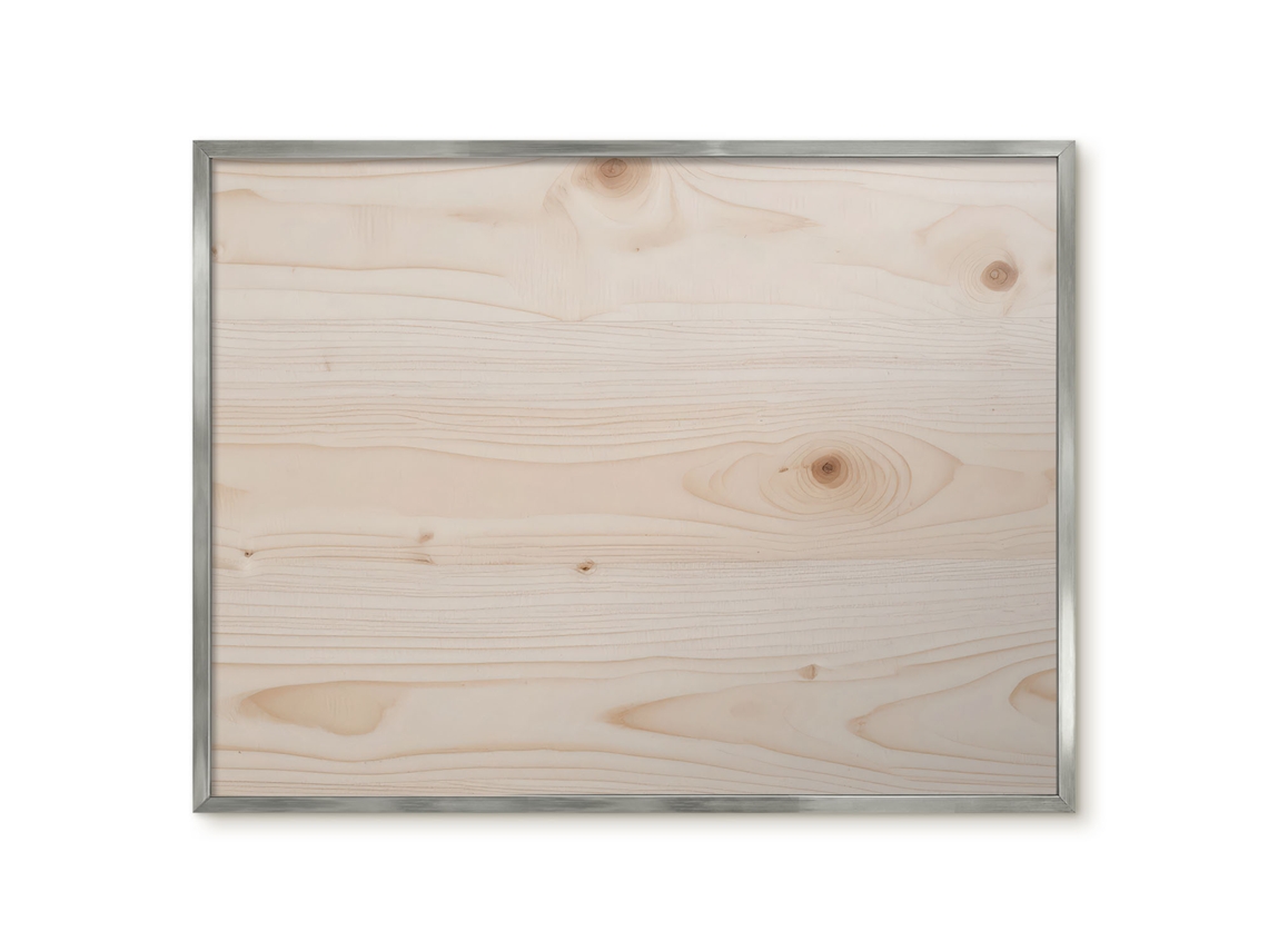 Magnetic Board Wooden Texture For The Living Room Espelharte (80x60 Cm)