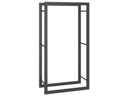 Firewood Rack, Firewood Racks Vidaxl Preto Aço (50 X 28 X 94 Cm)