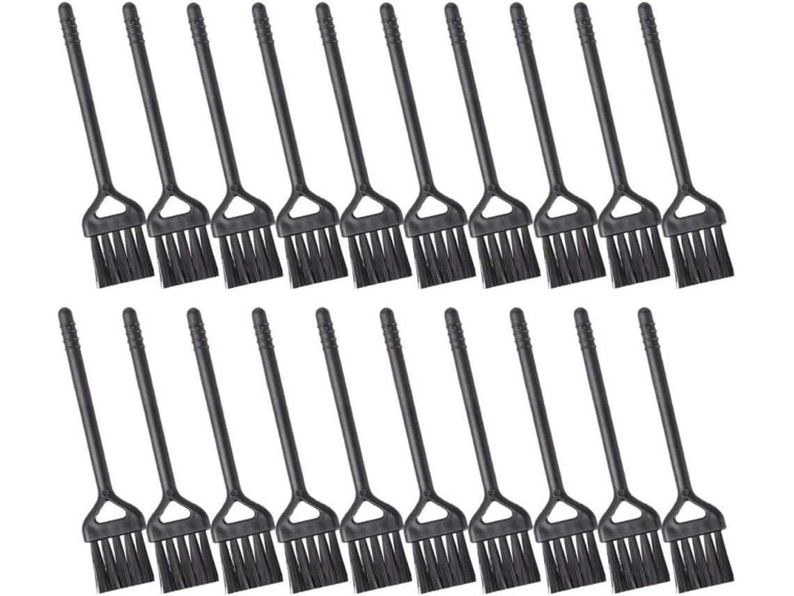 Escova De Limpeza Portátil Mini Beaupretty Para Teclado E Pintura, 20 Peças, Pp Preto, Ideal Para Casa E Loja, Função