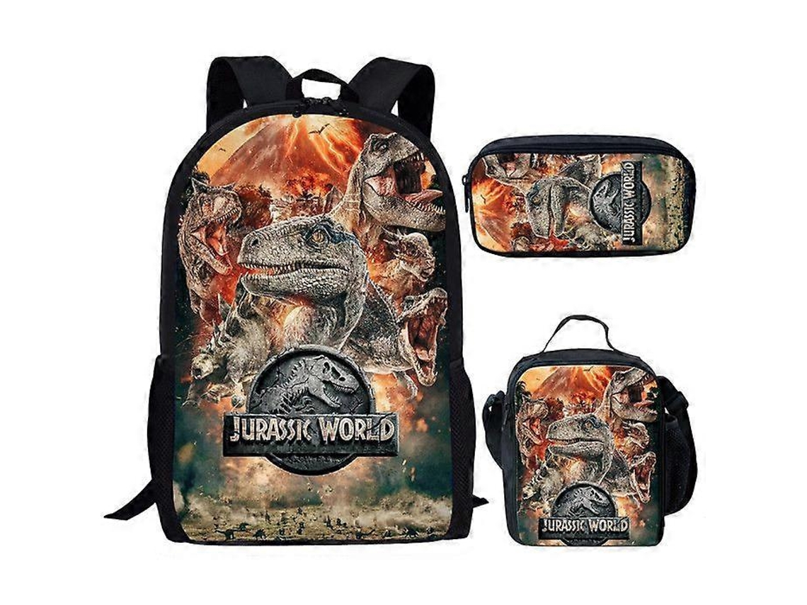 Mochila De Estudante, Conjunto De Três Peças, Mochila De Desenho Animado Olysi Shop