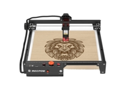 Máquina De Gravação A Laser, Potência De 60w, Área De Gravação De 410x400mm, Recurso De Alarme De Inclinacão, Mecpow X3 5w Oem