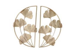 Decoração de parede com folhas de Ginkgo Dourado