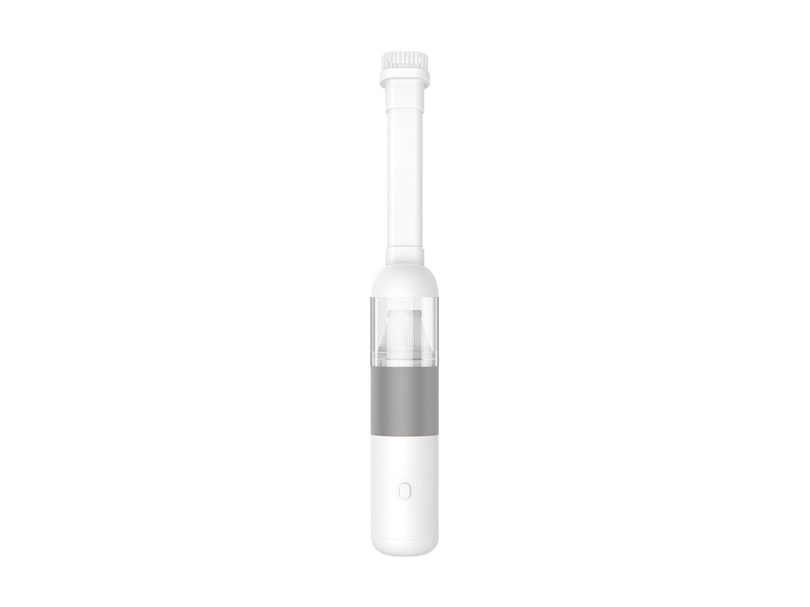 Aspirador Veicular/casa, Sem Fio De Mão, Mini Alto Poder, Grande Sução, Prateado Branco Sfushos