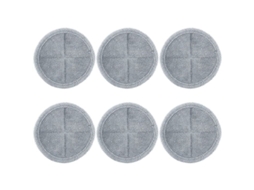 Conjunto de 6 Peças Panos Limpeza Microfibra para Aspirador de Pó BRILVIBERA
