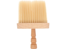 Escova De Barbeiro Com Cabo Madeira Leve E Prático Para Limpar Cortes Cabelo, Ideal Para O Dia Dos Pais E Uso