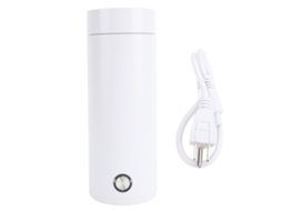 Chaleira Elétrica Portátil LAXISCREED 300W, 400ml, aço inox, fervura rápida