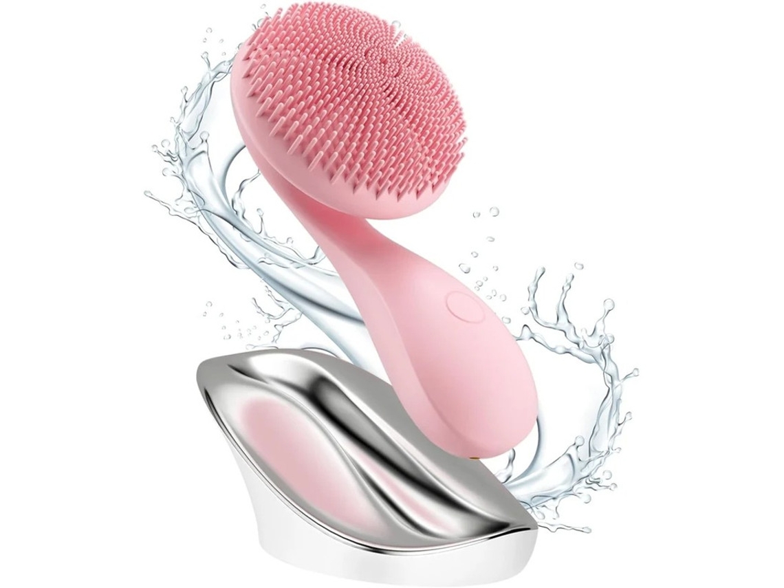 Escova De Limpeza Facial Elétrica 2 Em 1 Com Esferas Magnéticas Rotativas E Massagem De Limpeza Bestvite (rosa)